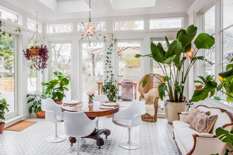 Cách bố trí cây cảnh trong phòng khách