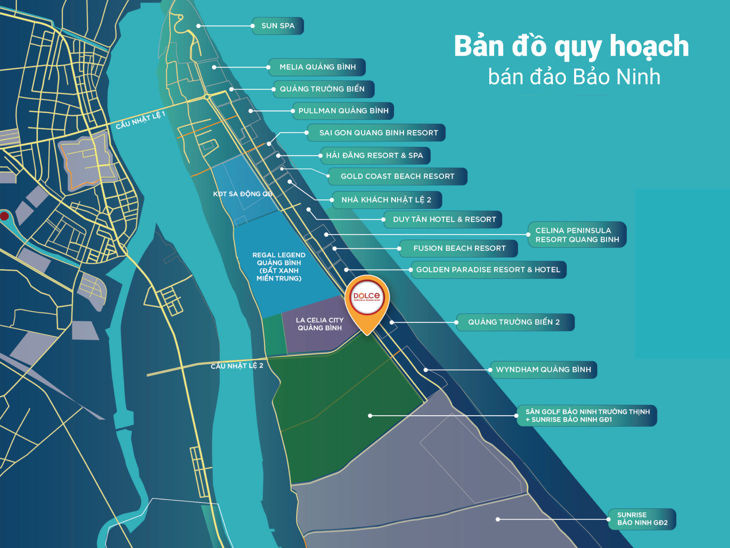 Vị trí dolce penisola quảng bình