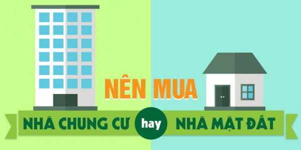 Nên mua nhà đất hay chung cư
