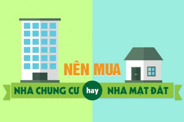 Nên mua nhà đất hay chung cư