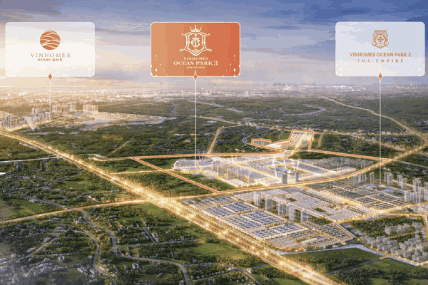 Vị trí Vinhomes Ocean Park 3 - The Crown