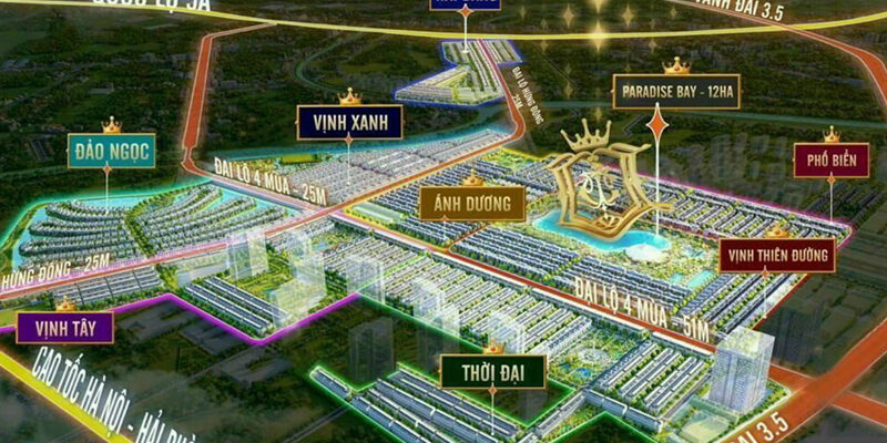 Phân khu Vịnh Tây Vinhomes Ocean Park 3 The Crown