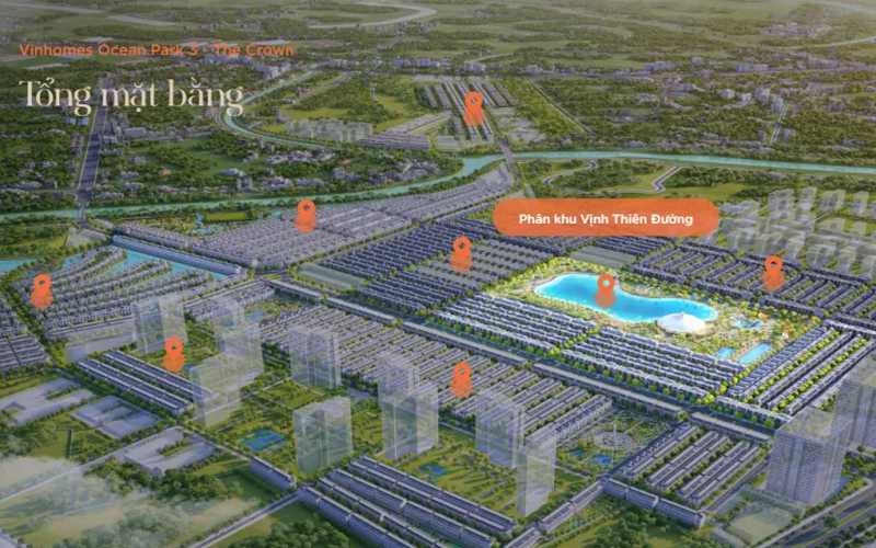 Phân khu vịnh thiên đường vinhomes ocean park 3 - the crown