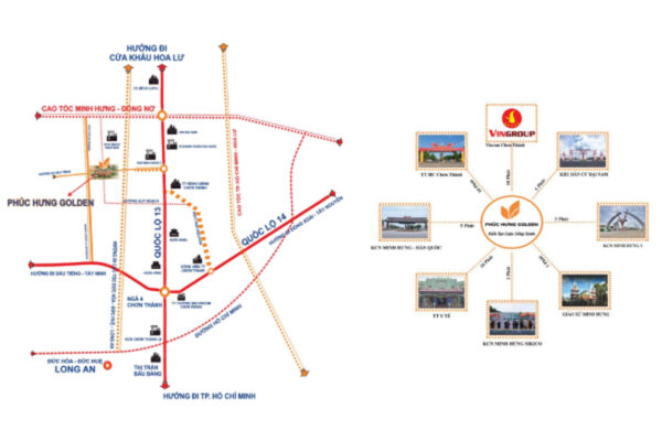 Vị trí phúc hưng golden bình phước
